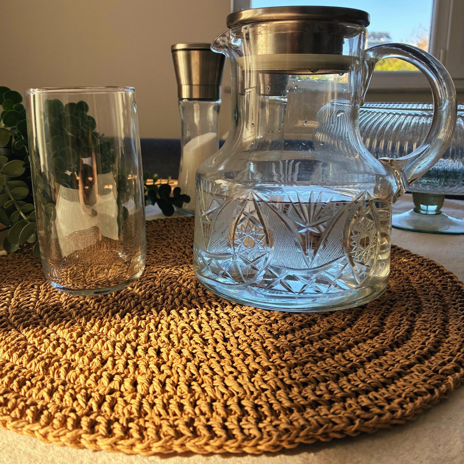 Hand Crocheted Paper Yarn Placemat