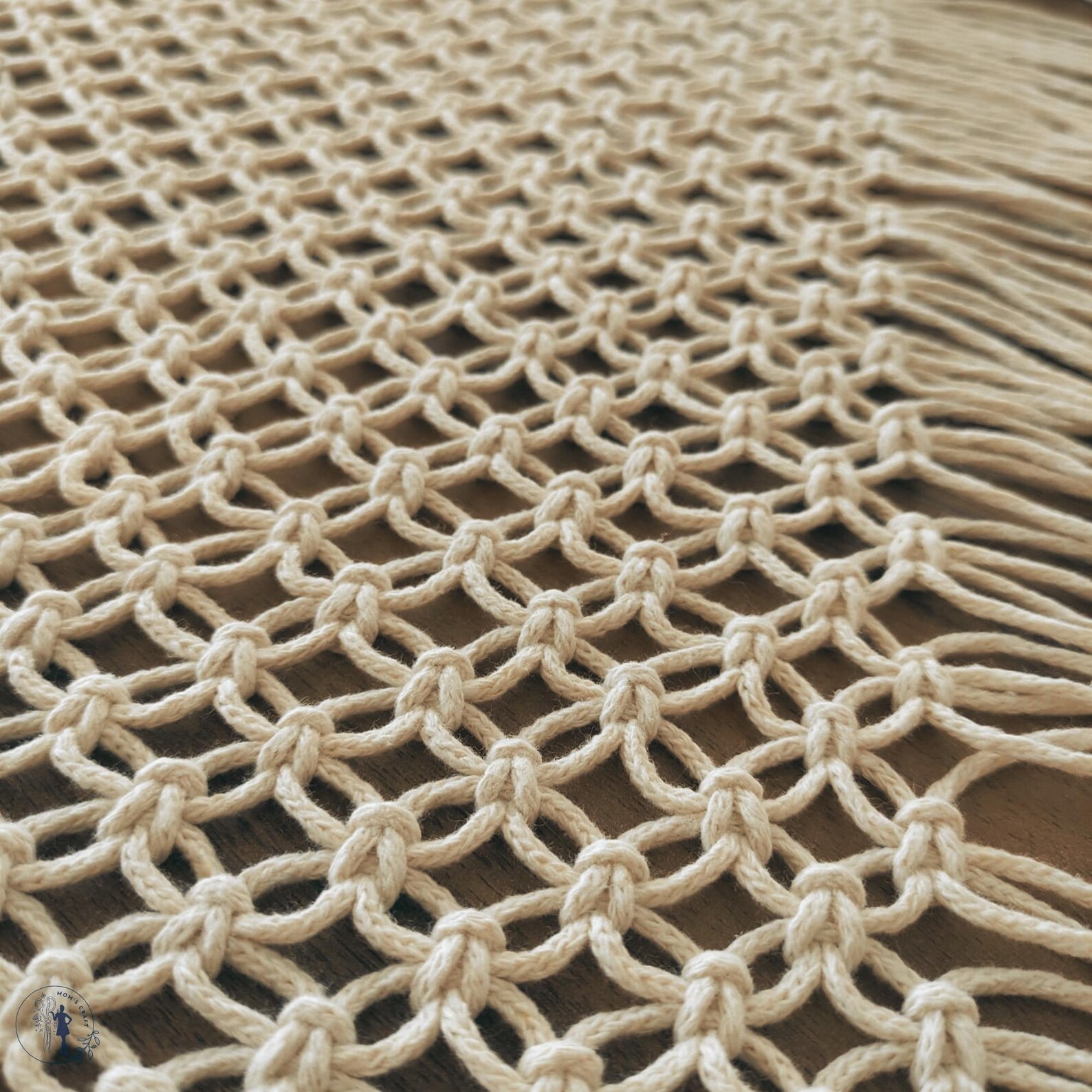 Handmade Cotton Macramé Boho Table Runner