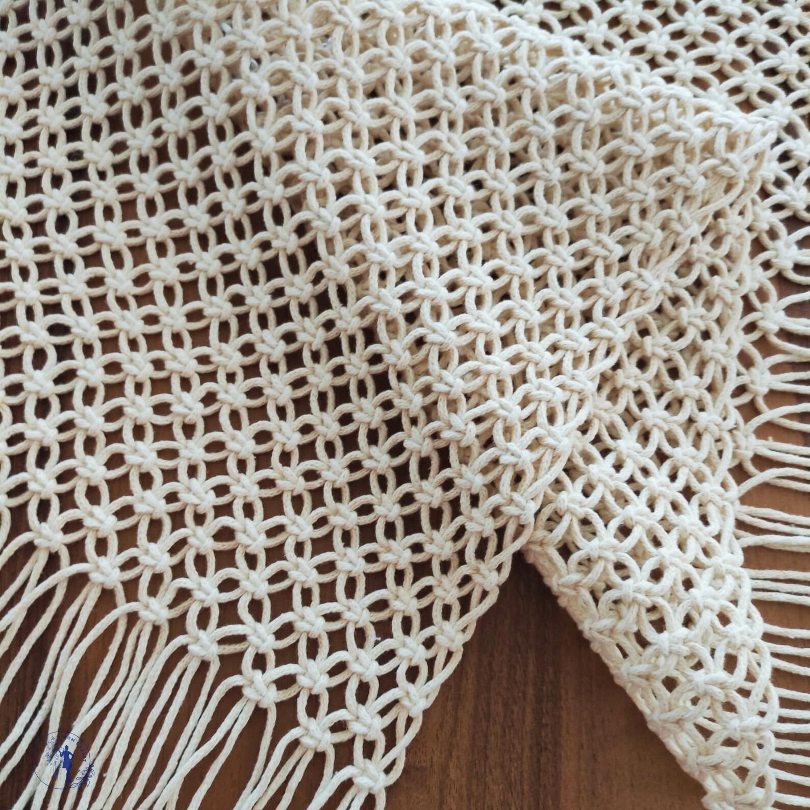 Handmade Cotton Macramé Boho Table Runner